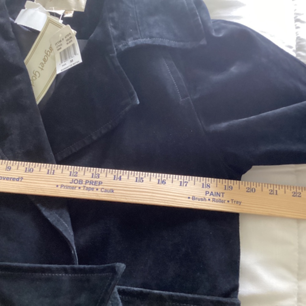 NWT Vintage (90’s?) Margaret Godfrey Black suede jacket - Picture 6 of 9